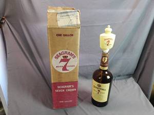 One Gallon Seagrams Serving Bottle