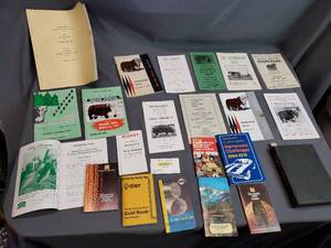 Farm and Livestock Ephemera, Cattle Heritage Log, Plowville