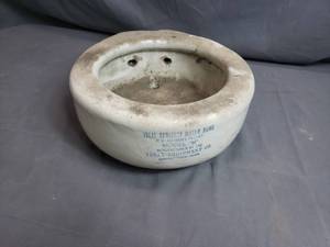 Vintage Ideal Sanitary Water Bowl Model B