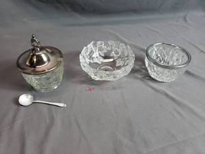 Lot of 3 Crystal Dishes