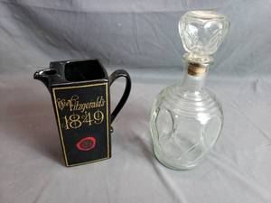 Old Fitzgeralds Collectible Pitcher, Bourbon Decanter