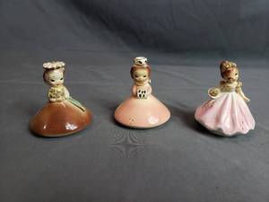Lot of 3 Vintage Josef Originals Porcelain Figures