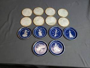 2 Sets of Old Drink Coasters