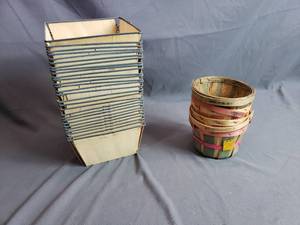 Old Square and Round Baskets
