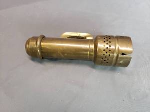 Antique Railroad Caboose Spring Loaded Paraffin Candle Lamp