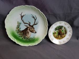 Elk or Stag Collector Plates