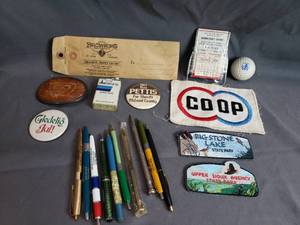 Vintage Advertising Items and Pens