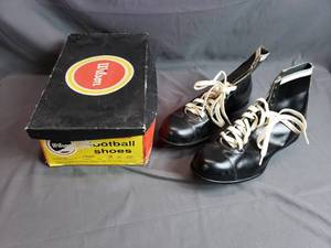 Vintage Size 11 12 Wilson Football Shoes Spikes NIB