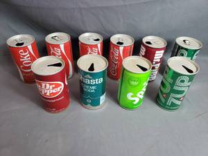 Coke, 7up, Dr. Pepper & Other Soda Cans