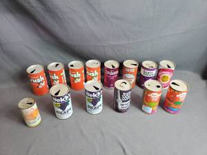 Crush, Shasta, Nesbitts, Welchs and Others Cans