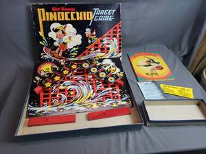 1938 Pinocchio Target Game and Story Book
