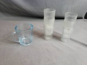 Fire King Cip, Plastic Glasses