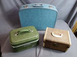 3 Pieces of Vintage Luggage