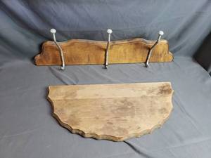Coat Rack and Shelf