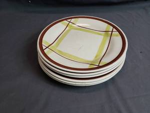 Knowles Plaid Dinner Plates