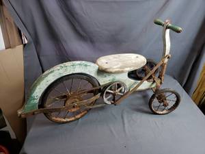 Large Kids Wooden Push Trike