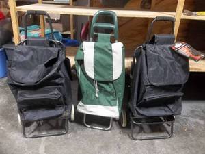 3-Mobil Carts With Built In Seats