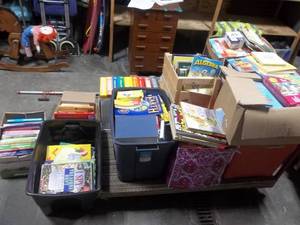 Cart Full Of Childrens Books