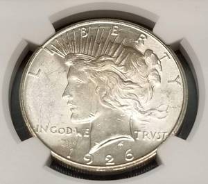 1926-S US PEACE SILVER DOLLAR BU NGC VEGAS VAULT COLLECTION