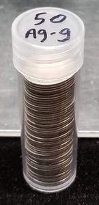 ROLL OF US BARBER DIMES AG-GOOD 50 COINS