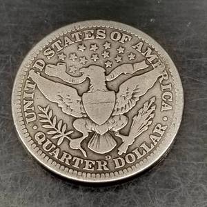 1910-D US BARBER QUARTER