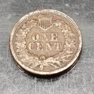1864 INDIAN HEAD CENT CN VARIETY