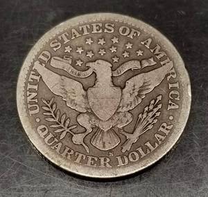 1905-S US BARBER QUARTER