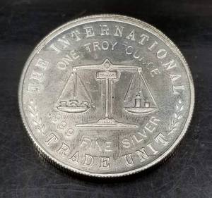 1 TROY OZ .999 FINE SILVER BAR BUFFALO TRADE UNIT