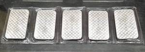 5 TROY OZ .999 FINE SILVER (5 X 1oz BARS SEALED)