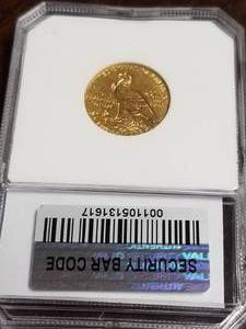 1916-S US $5 GOLD INDIAN UNC