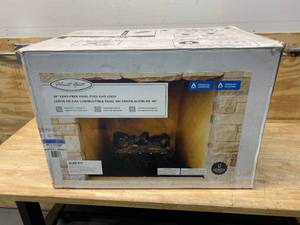 lot 22 image: PLEASANT HEARTH 24-in 33000-BTU Triple-Burner Vent-Free Gas Fireplace Logs