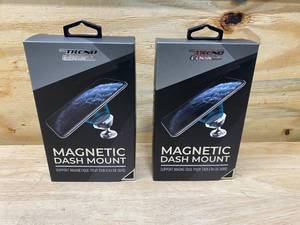 lot 104 image: TREND LOGIC Lot of 2- Magnetic Cell Phone Dash Mounts