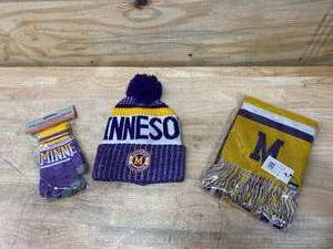 lot 30 image: Minnesota Winter Gear (Vikings Colors)