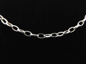 .925 Sterling Silver Oval Link Chain Necklace