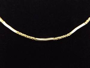 .925 Sterling Silver Dapped Bar Vermeil Necklace