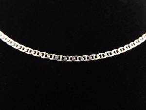 .925 Sterling Silver Mariner Link Necklace