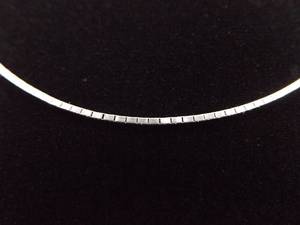 .925 Sterling Silver Box Link Necklace