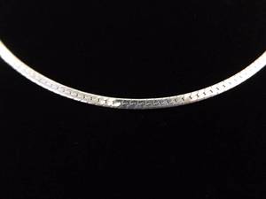 .925 Sterling Silver Herringbone Necklace