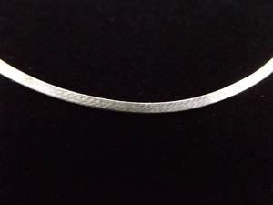 .925 Sterling Silver Herringbone Necklace