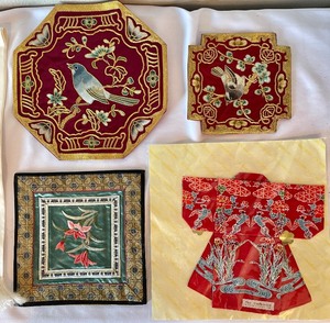 Five Vintage Asian Inspired Textiles