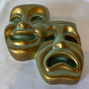 Vintage Miller Studios Inc Plaster Theater Faces