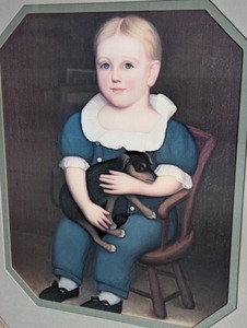 Vintage Framed Child Print