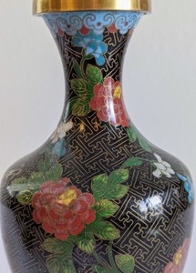 Chinese Cloisonn Vase