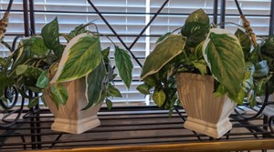 Decorative Potted Faux Foliage