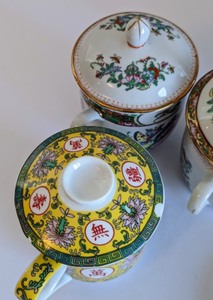Vintage Chinese Painted Dishes