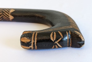 Carved Wood Horse Head Cane