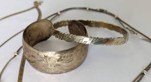 Sterling Silver Bracelets and Necklaces