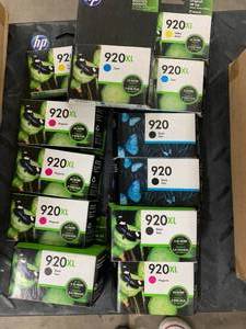 lot 43 image: HP 920 INK CARTRIDGES