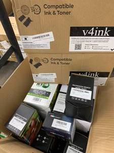 lot 44 image: ASSORTED INKTONER CARTRIDGES