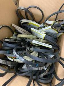 lot 46 image: LARGE BOX ASSORTED BELTS